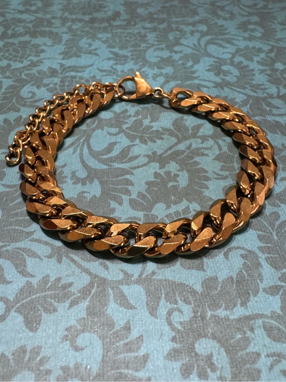 18K GOLD PLATED CHAIN LINK BRACELET